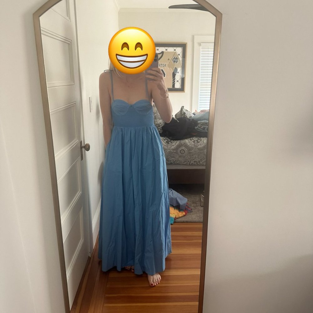 Staud Landry Blue Dress Size XS - worn once